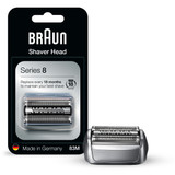 Braun Electric Shaver Head Replacement Part 83m Silver, Compatible with Series 8 Electric Razors for Men Braun Electric Shaver Head Replacement Part 83m Silver, Compatible with Series 8 Electric Razors for Men