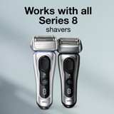 Braun Electric Shaver Head Replacement Part 83m Silver, Compatible with Series 8 Electric Razors for Men Braun Electric Shaver Head Replacement Part 83m Silver, Compatible with Series 8 Electric Razors for Men