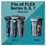 Braun Electric Shaver Head Replacement Part 74s Silver, Compatible with Series 7 Electric Razors for Men Braun Electric Shaver Head Replacement Part 74s Silver, Compatible with Series 7 Electric Razors for Men