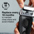 Braun Electric Shaver Head Replacement Part 83m Silver, Compatible with Series 8 Electric Razors for Men