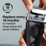 Braun Electric Shaver Head Replacement Part 83m Silver, Compatible with Series 8 Electric Razors for Men Braun Electric Shaver Head Replacement Part 83m Silver, Compatible with Series 8 Electric Razors for Men