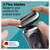 Braun Electric Shaver Head Replacement Part 74s Silver, Compatible with Series 7 Electric Razors for Men