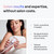 Braun Skin i·expert Smart IPL: At Home Alternative to Laser Hair Removal with 4 Caps and Vanity Case, PL7387