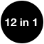 circle showing text 12 in 1